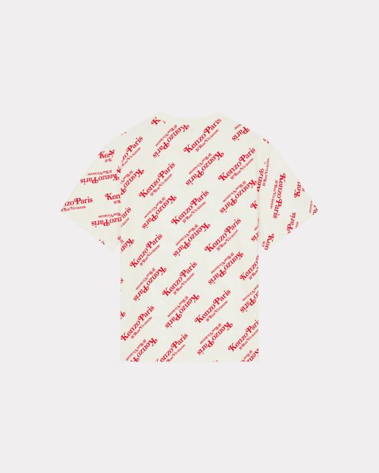  겐조 반팔 티셔츠 FE58TS0044SY 02 Blanc casse - KENZO