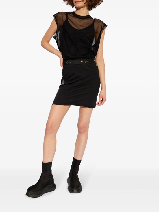  릭 오웬스 숏 원피스 CW01D9232CHMNET 09 BLACK - RICK OWENS