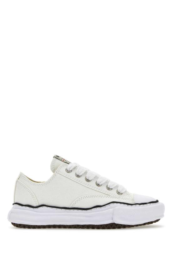 26FW 메종 미하라 야스히로 피터슨 OG 솔 캔버스 로우 A01FW702 WHITE