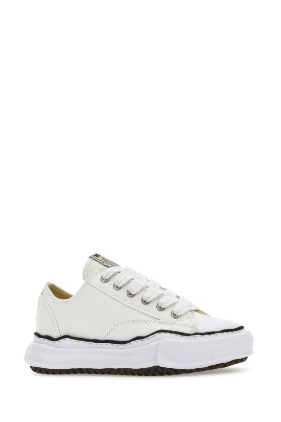 26FW 메종 미하라 야스히로 피터슨 OG 솔 캔버스 로우 A01FW702 WHITE - MAISON MIHARA YASUHIRO