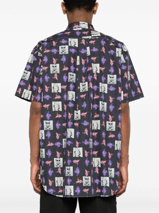  꼼데가르송 반팔 셔츠 FMB002S24 PRINT F - COMME DES GARCONS