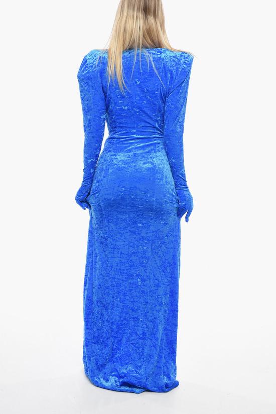  베트멍 롱 원피스 WA53DR600N2702 BL Blue - VETEMENTS