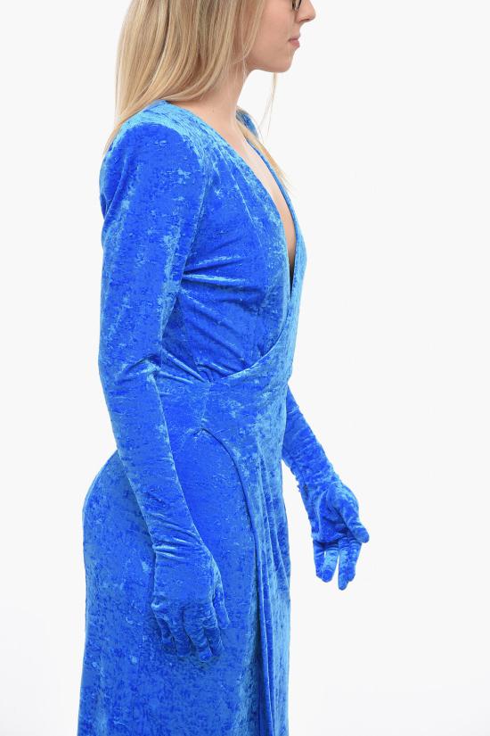  베트멍 롱 원피스 WA53DR600N2702 BL Blue - VETEMENTS