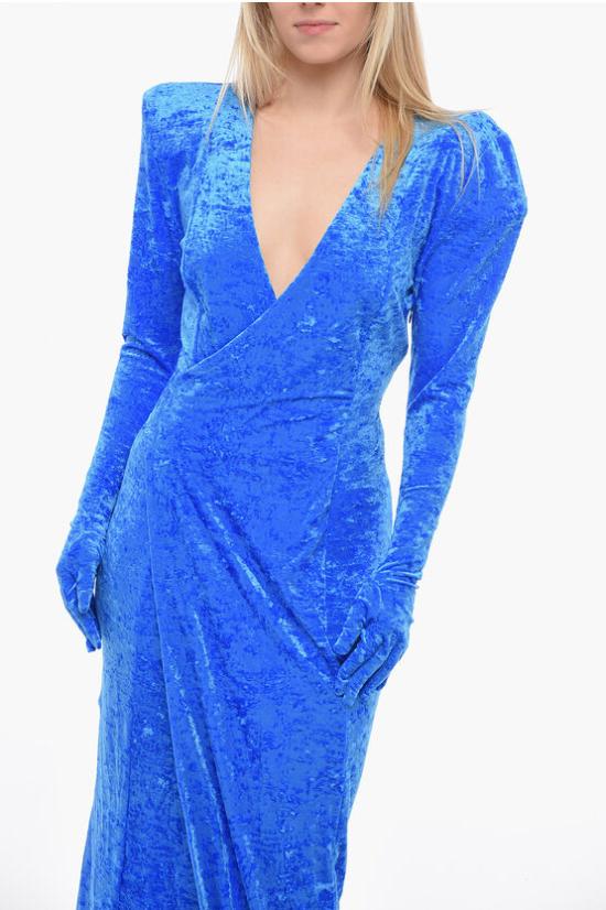  베트멍 롱 원피스 WA53DR600N2702 BL Blue - VETEMENTS