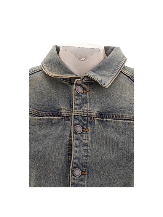 24FW 엔타이어 스튜디오 데님 자켓 ES2429SW 000 SURWAV SURFACE WAVE - ENTIRE STUDIOS