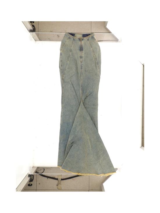 24FW 엔타이어 스튜디오 데님 스커트 ES2447SW 000 SURWAV SURFACE WAVE - ENTIRE STUDIOS