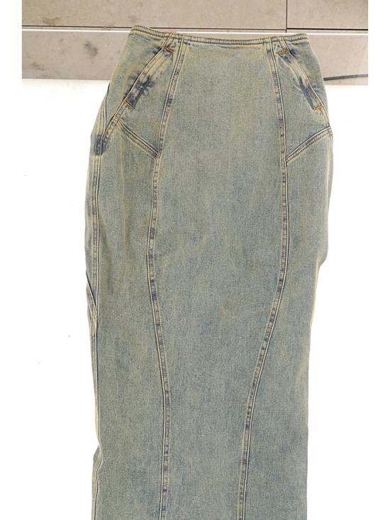 24FW 엔타이어 스튜디오 데님 스커트 ES2447SW 000 SURWAV SURFACE WAVE - ENTIRE STUDIOS