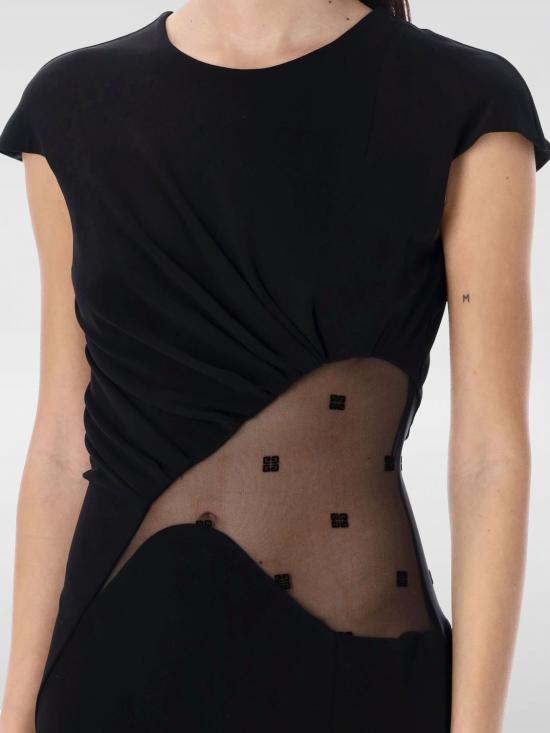  지방시 미디 원피스 BW21WS30XH 001 Black - GIVENCHY