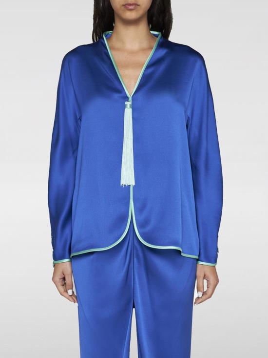  조르지오 아르마니 블라우스 4SHCC09WT02AT UBPA Blue