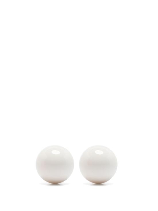 드리스 반 노튼 이어링 241 028212 091 001 White