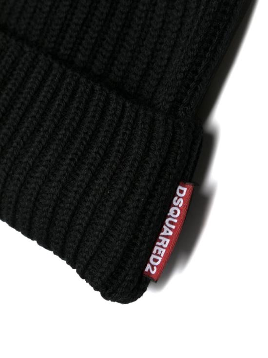  디스퀘어드2 비니 KNM0065 01W06757 2124 BLACK - DSQUARED2