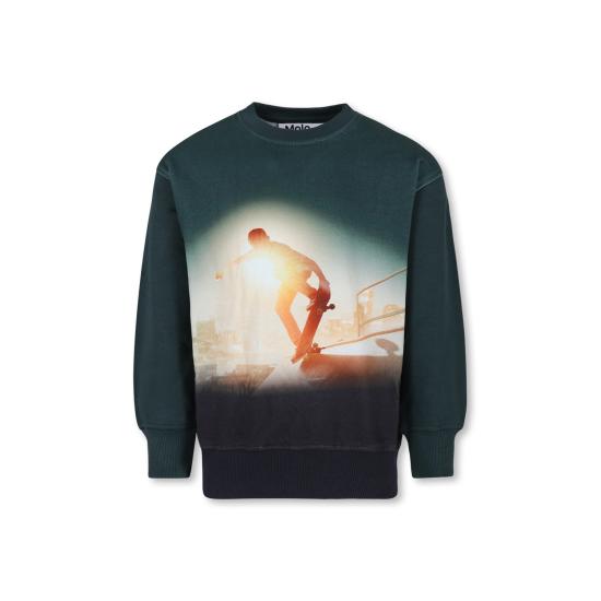 24FW [키즈] 몰로 트레이닝 상의 1W24J201 3766 GREEN