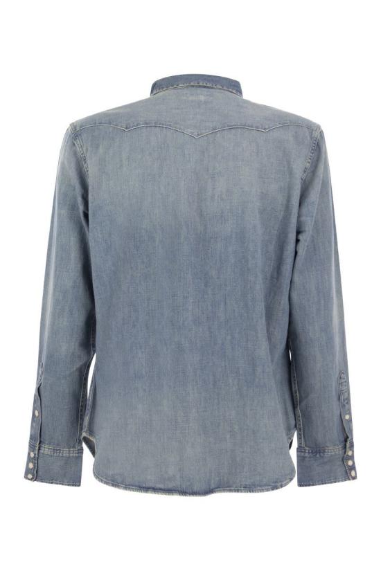  폴로 랄프로렌 웨스턴 레귤러핏 데님 셔츠  710703936 001 Blue - POLO RALPH LAUREN