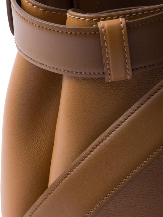 26FW 프라다 버클 미디엄 스웨이드 핸드백 1BA434VOBO2CY9 F03BH CARAMEL 0 - PRADA