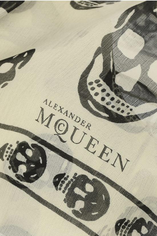  알렉산더 맥퀸 머플러/스카프 110640 4Q060 9260 White - ALEXANDER MCQUEEN