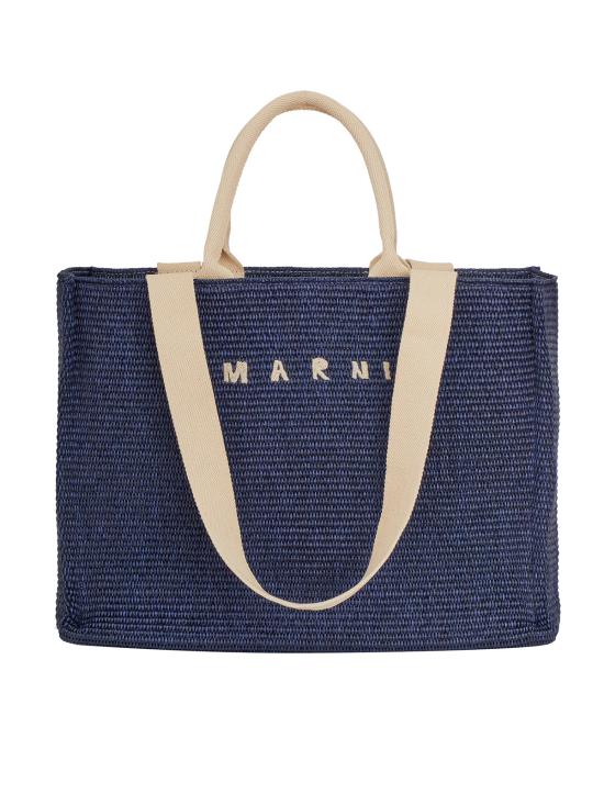24FW 마르니 토트백 HFSHMP0078U0P386000B90 Blue - MARNI