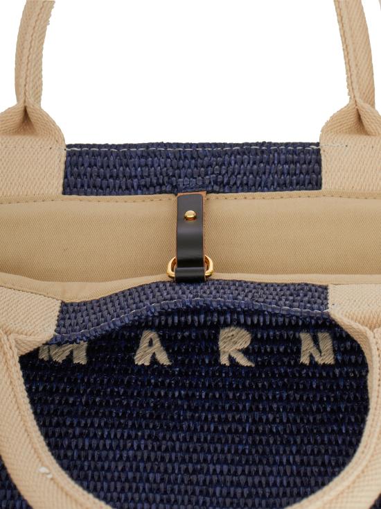 24FW 마르니 토트백 HFSHMP0078U0P386000B90 Blue - MARNI