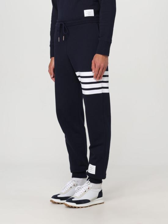 25FW 톰브라운 클래식 루프백 엔지니어드 4바 스웨트팬츠  MJQ008H00535 461 Blue - THOM BROWNE