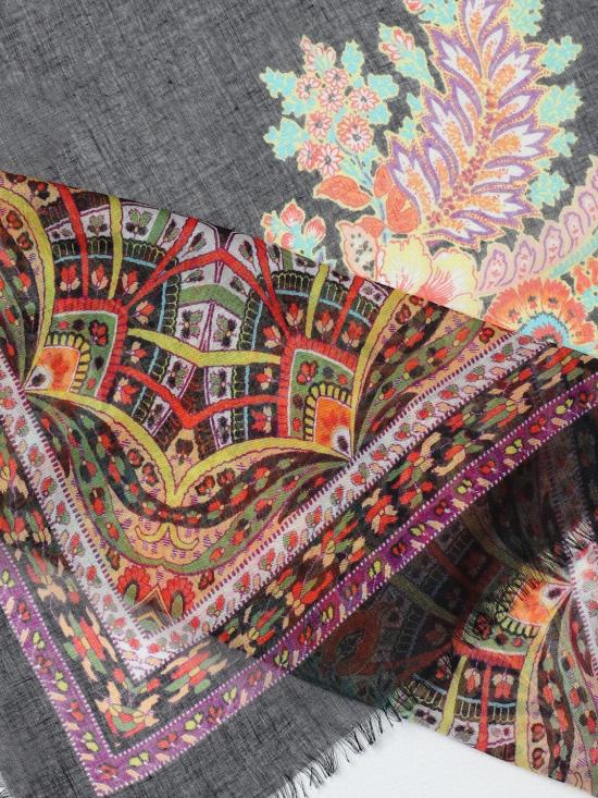 25FW 에트로 머플러/스카프 WAYA0001AV254 X0810 Black - ETRO