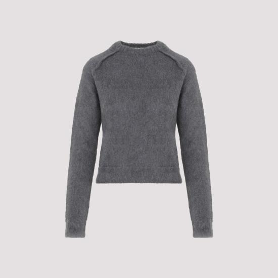 24FW 질샌더 스웨터 J02GP0185 J14727 020 RAINSTORM