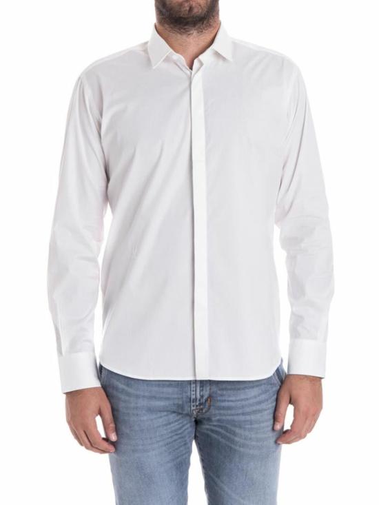  칼라거펠트 긴팔 셔츠 60500157269980 White - KARL LAGERFELD