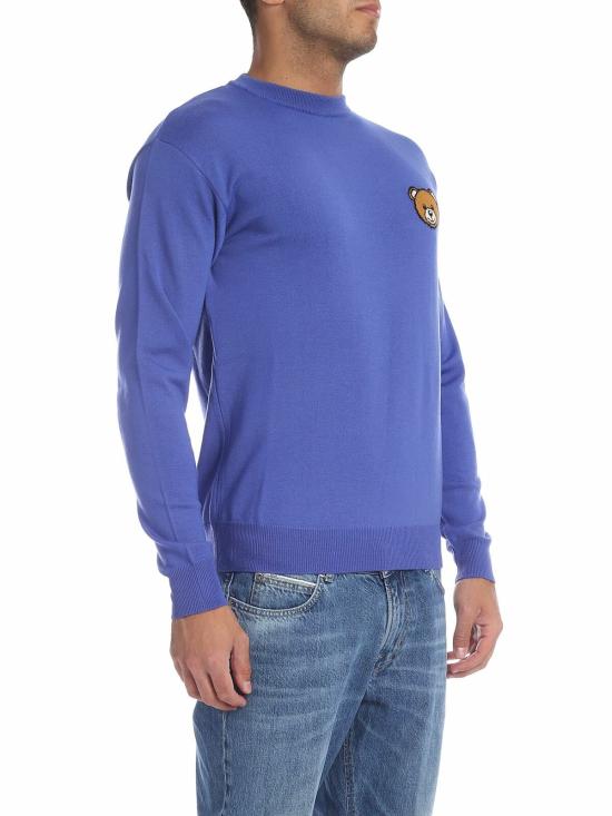  모스키노 스웨터 090252000297 Blue - MOSCHINO