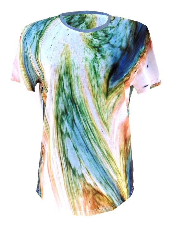  마리아 엔리카 나르디 반팔 티셔츠 TS171L50068AQWH Multicolour