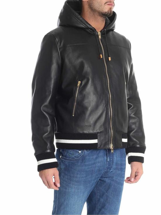  파우스토 푸글리시 가죽 자켓 FPU4027SP0307999 Black - FAUSTO PUGLISI