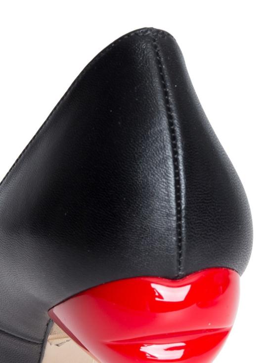  루루 기네스 힐/펌프스 50125692BLACKRED Black - LULU GUINNESS