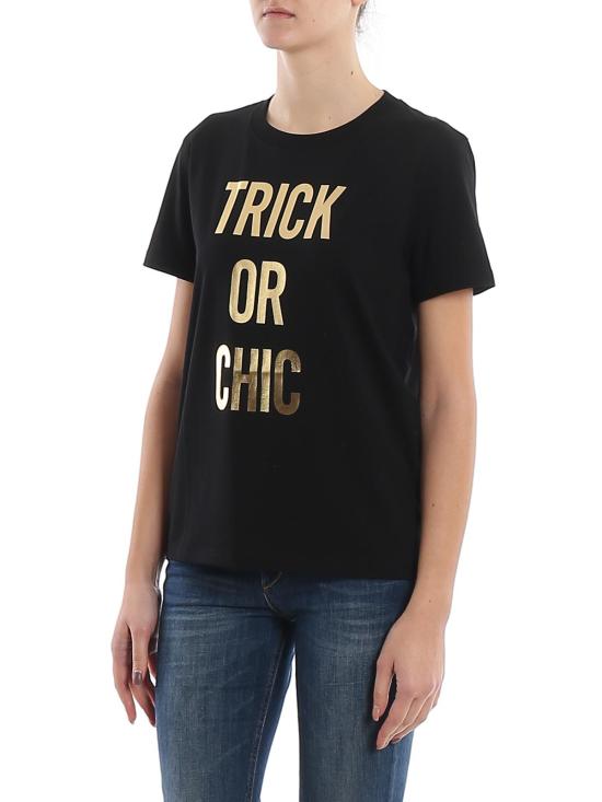  모스키노 반팔 티셔츠 070905401555 Black - MOSCHINO
