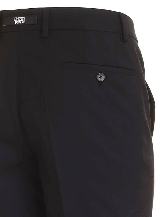  칼라거펠트 스트레이트 팬츠 255035502083990 Black - KARL LAGERFELD