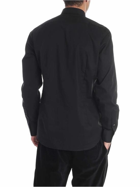  칼라거펠트 긴팔 셔츠 605103582699990 Black - KARL LAGERFELD