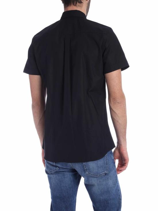  모스키노 반팔 셔츠 021402351555 Black - MOSCHINO