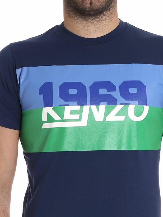  겐조 반팔 티셔츠 5TS0184SB78 Blue - KENZO