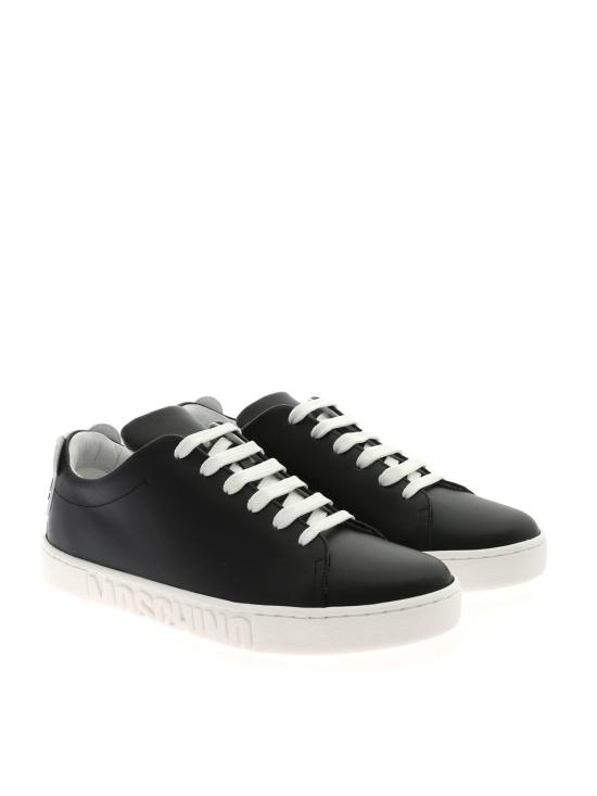  모스키노 스니커즈 MA15012G1AMF200A Black - MOSCHINO