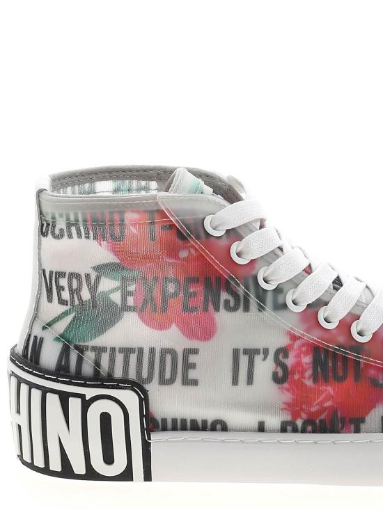  모스키노 스니커즈 MA15452G1CMX010A White - MOSCHINO
