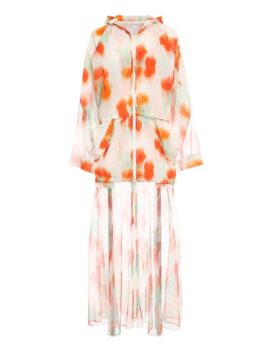  겐조 미디 원피스 FB52WOU219G319 Multicolour