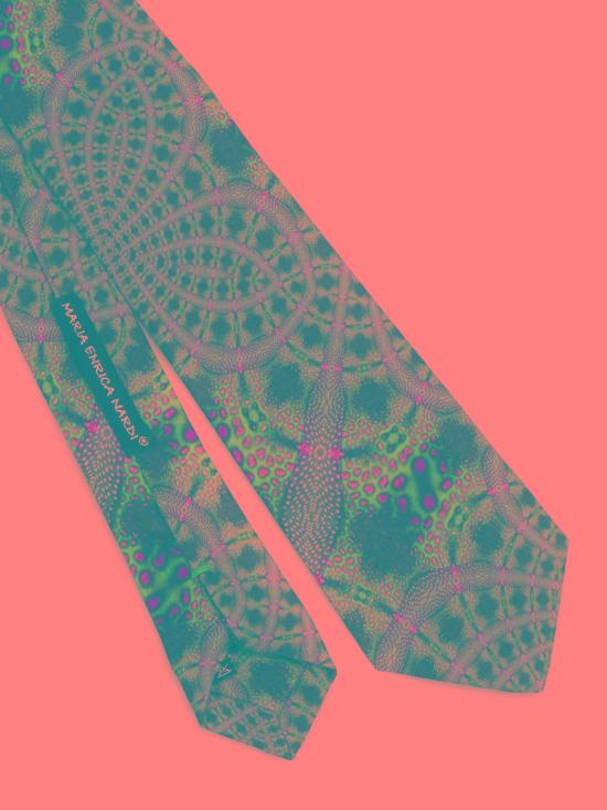  MARIA ENRICA NARDI 넥타이 TC335L75146BRSK Multicolour - MARIA ENRICA NARDI