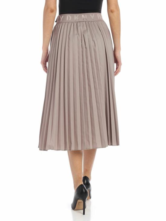  디케이엔와이 미디 원피스 P9JN0DQZTPE Brown - DKNY