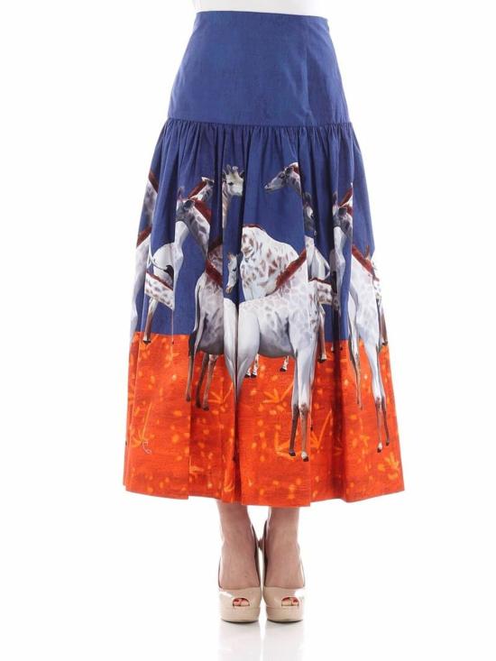  스텔라진 롱 스커트 JG02680T95050088 Blue