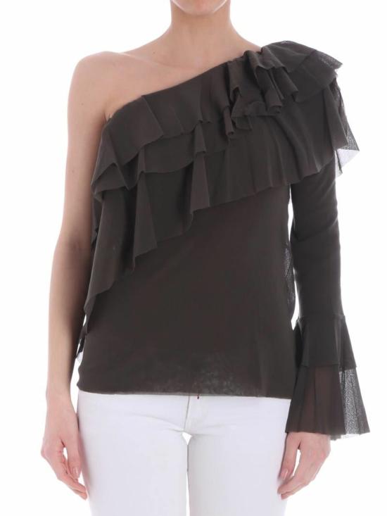  퍼지 블라우스 F8115410056769 Green