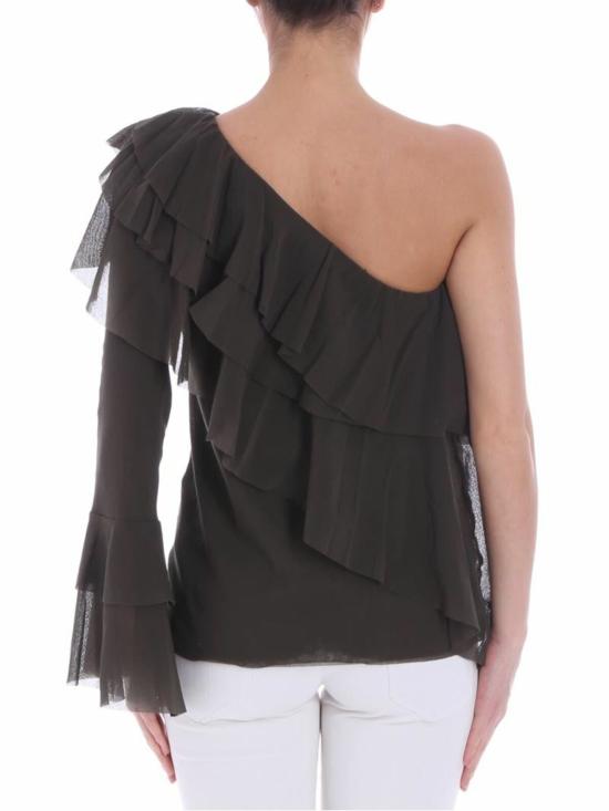  퍼지 블라우스 F8115410056769 Green - FUZZI