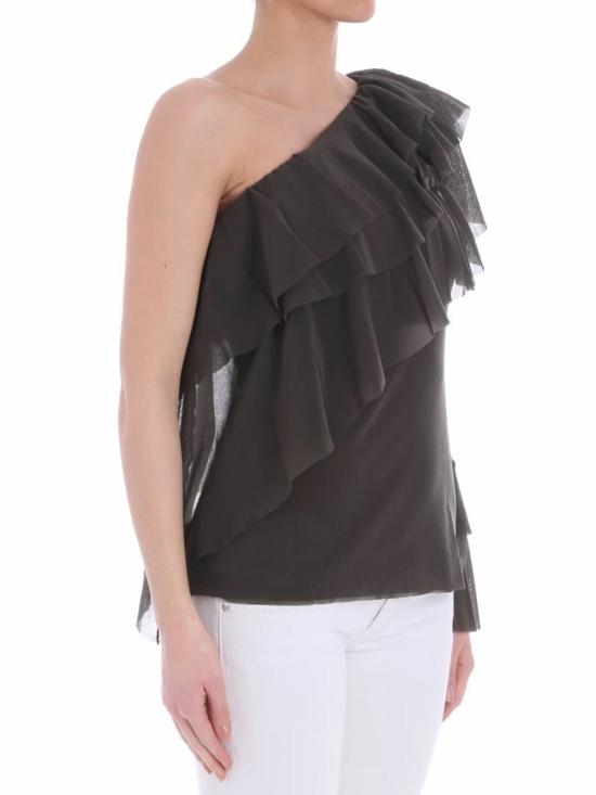  퍼지 블라우스 F8115410056769 Green - FUZZI