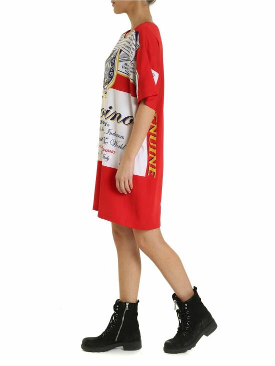 모스키노 숏 원피스 047841651112 Red - MOSCHINO