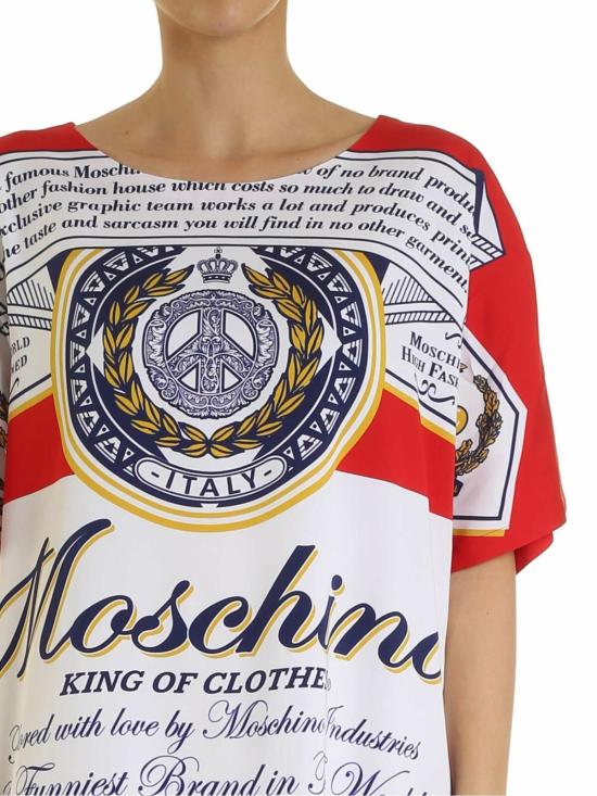  모스키노 숏 원피스 047841651112 Red - MOSCHINO