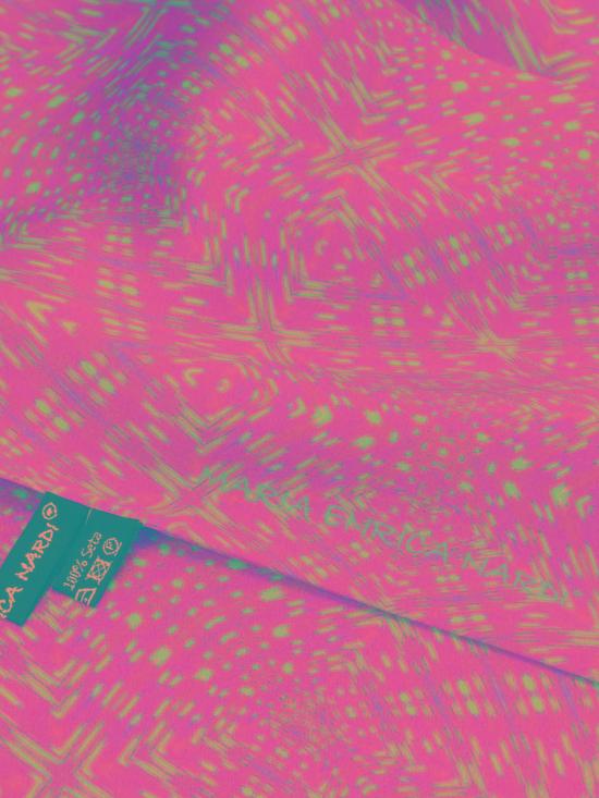  MARIA ENRICA NARDI 머플러/스카프 SS016L17138SKYE Yellow - MARIA ENRICA NARDI