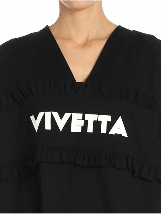  비베타 반팔 티셔츠 84VP939999 Black - VIVETTA
