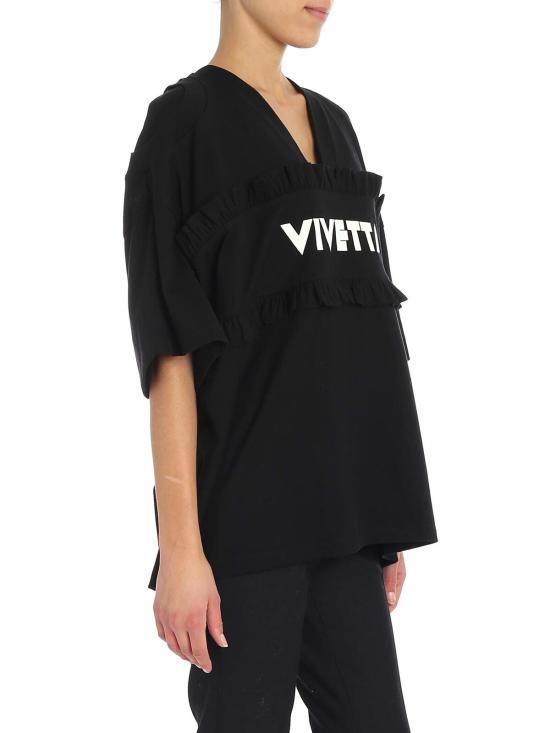  비베타 반팔 티셔츠 84VP939999 Black - VIVETTA