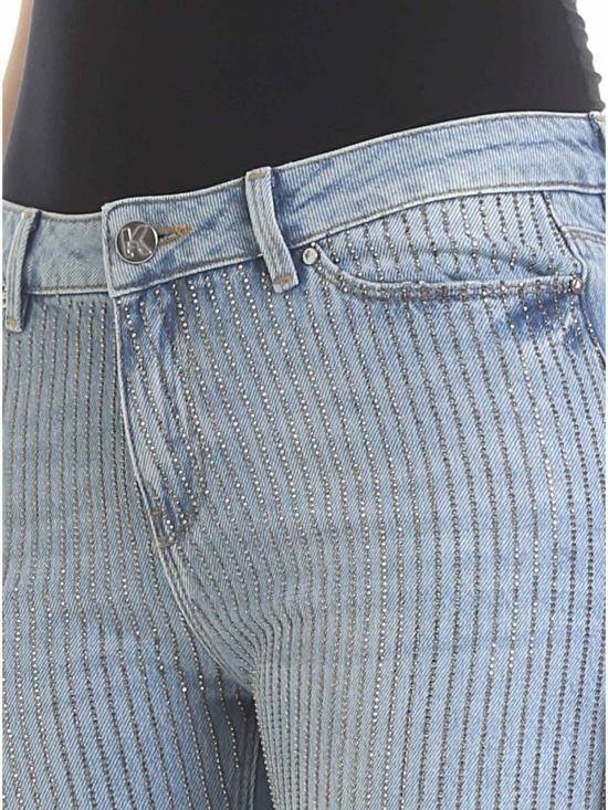  칼라거펠트 데님 스트레이트 팬츠 91KW1804D23 Light Blue - KARL LAGERFELD