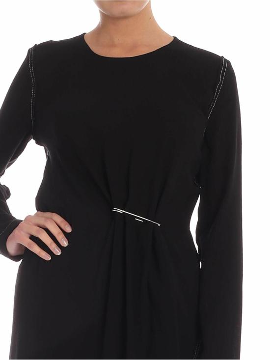  알렉산더 맥퀸 미디 원피스 575782RNF161000 Black - ALEXANDER MCQUEEN